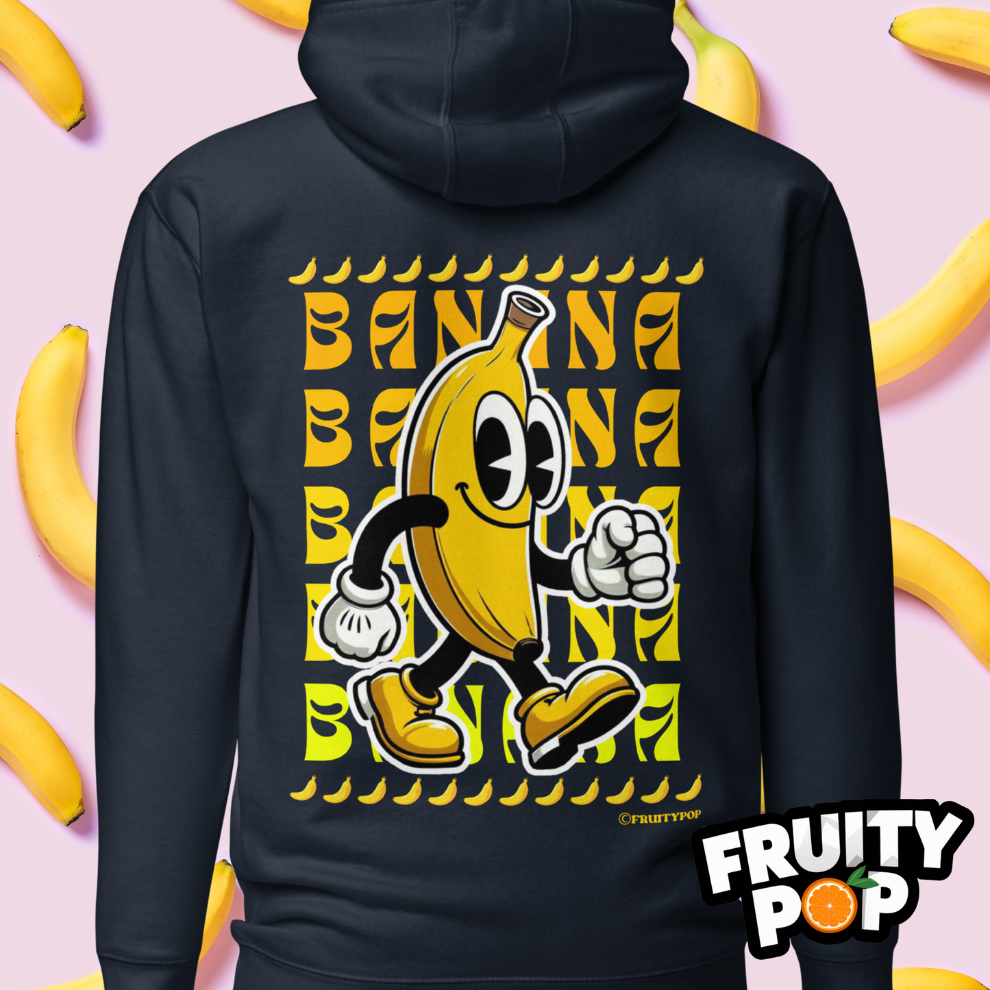 🍌 Banana Billy- BANANA BANANA BANANA Unisex Pullover Hoodie 🍌