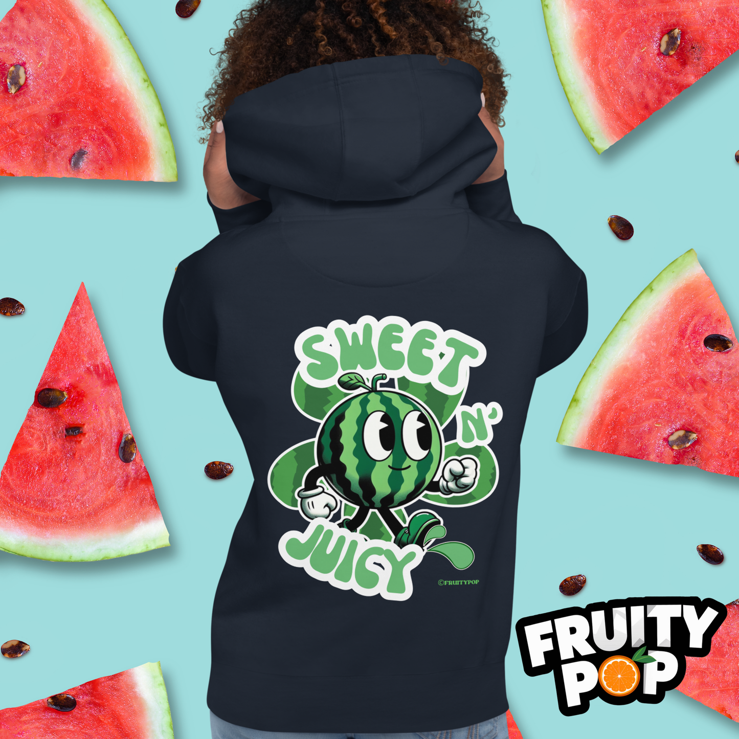🍉 Melon Max- Sweet N' Juicy Melon Flower Unisex Pullover Hoodie 🍉