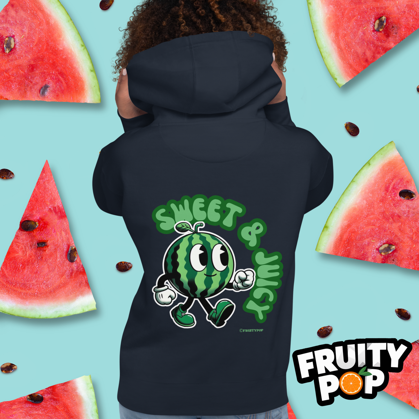 🍉 Melon Max- Sweet N' Juicy Unisex Pullover Hoodie 🍉