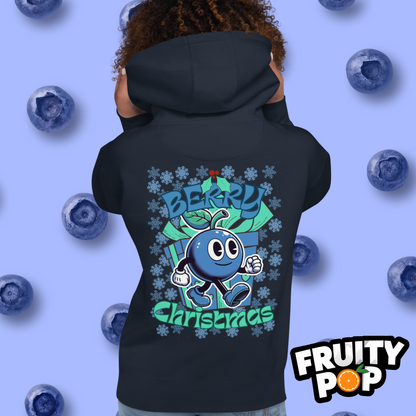 🍒💙 Blueberry Blake - Berry Christmas Unisex Pullover Hoodie 🍒💙