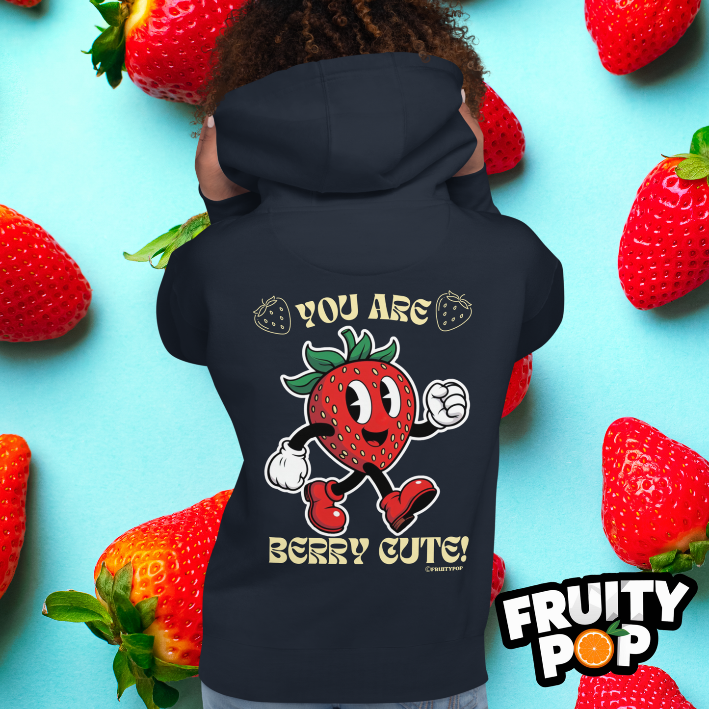 🍓 Strawberry Stan- You Are Berry Cute! Unisex Pullover Hoodie 🍓