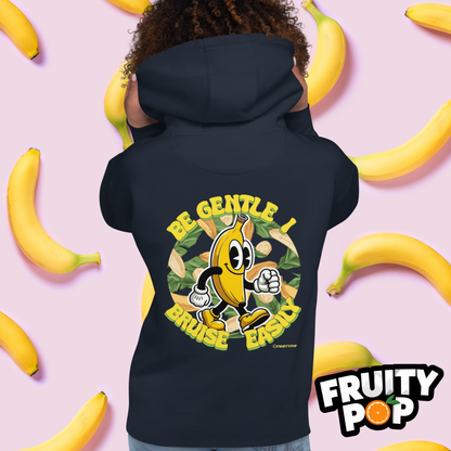 🍌 Banana Billy- Be Gentle I Bruise Easily Unisex Pullover Hoodie 🍌