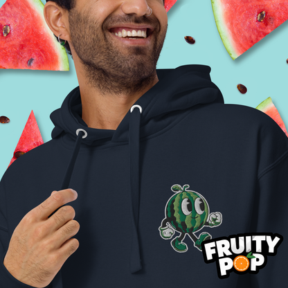 🍉 Melon Max- Sweet & Juicy Wavy Illusion Unisex Pullover Hoodie 🍉