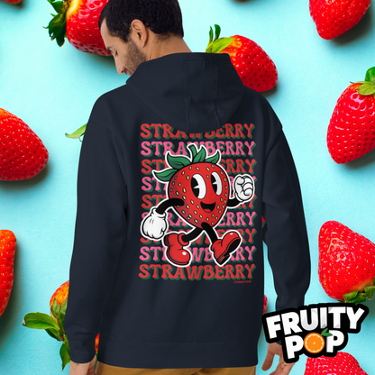 🍓 Strawberry Stan- STRAWBERRY STRAWBERRY STRAWBERRY Unisex Pullover Hoodie 🍓