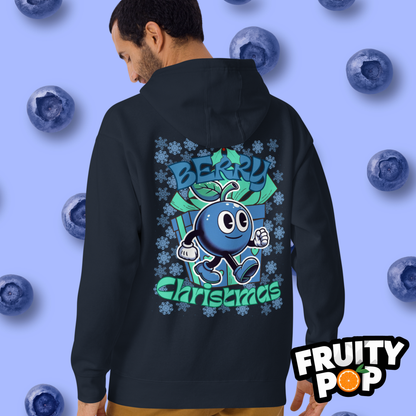 🍒💙 Blueberry Blake - Berry Christmas Unisex Pullover Hoodie 🍒💙