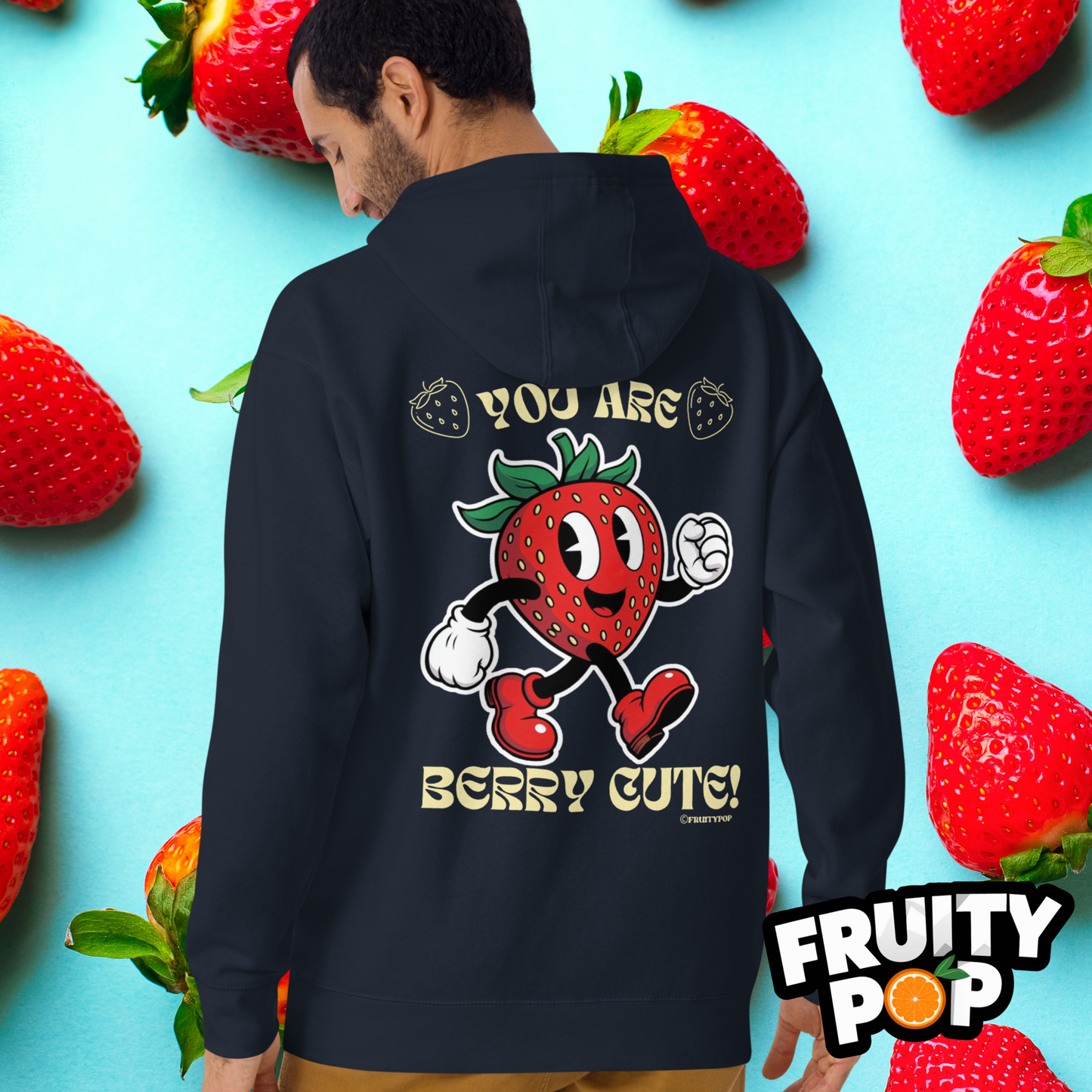 🍓 Strawberry Stan- You Are Berry Cute! Unisex Pullover Hoodie 🍓