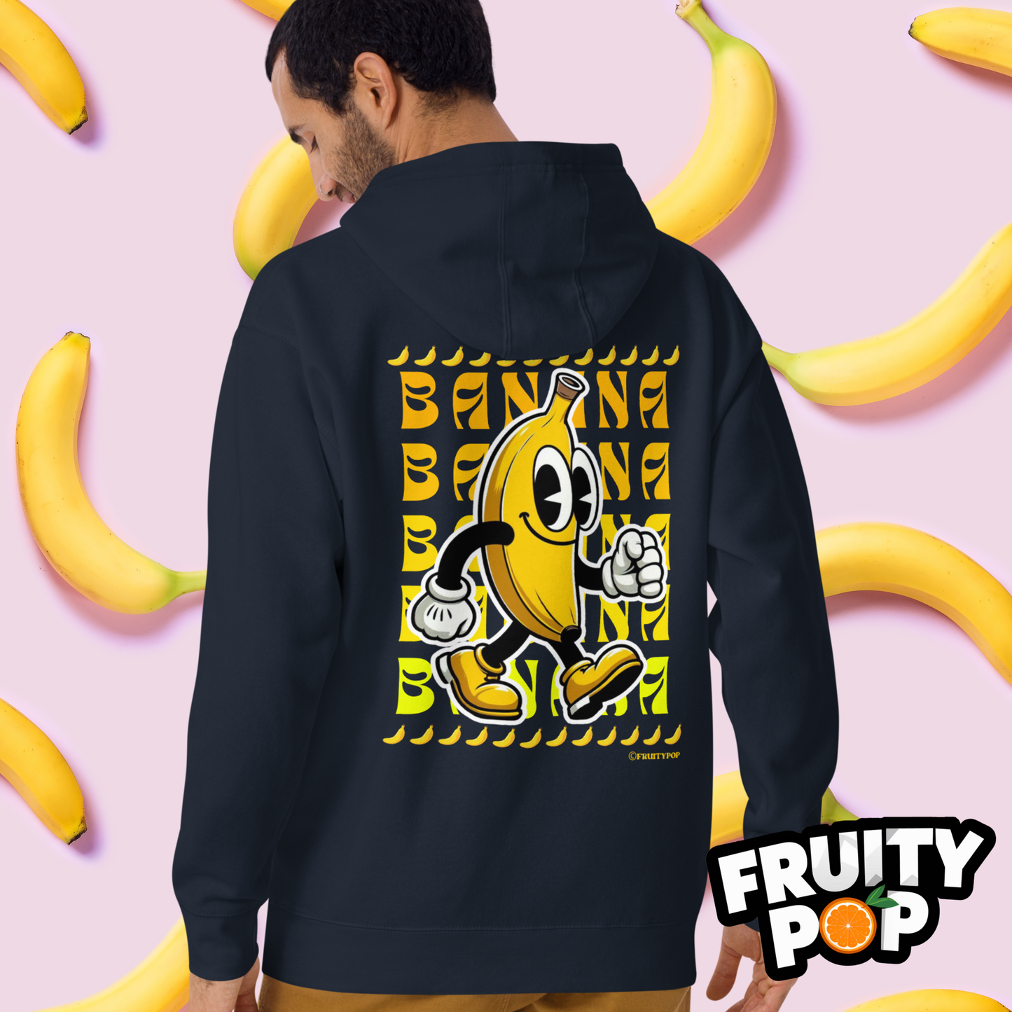 🍌 Banana Billy- BANANA BANANA BANANA Unisex Pullover Hoodie 🍌