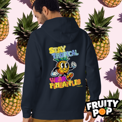 🍍 Pineapple Perry- Stay Tropical Wear Pineapples Unisex Pullover Hoodie 🍍
