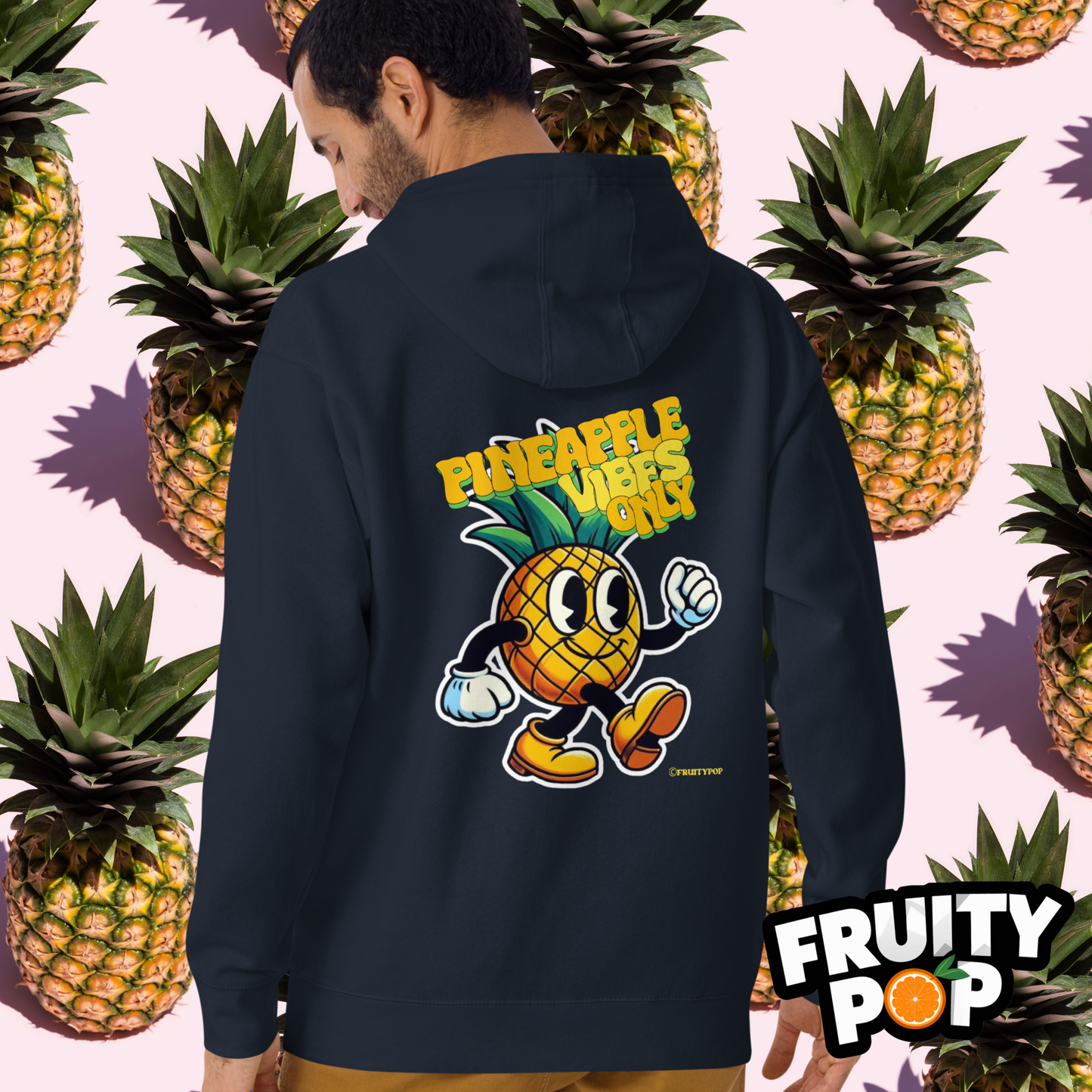 🍍 Pineapple Perry- Pineapple Vibes Only Unisex Pullover Hoodie 🍍