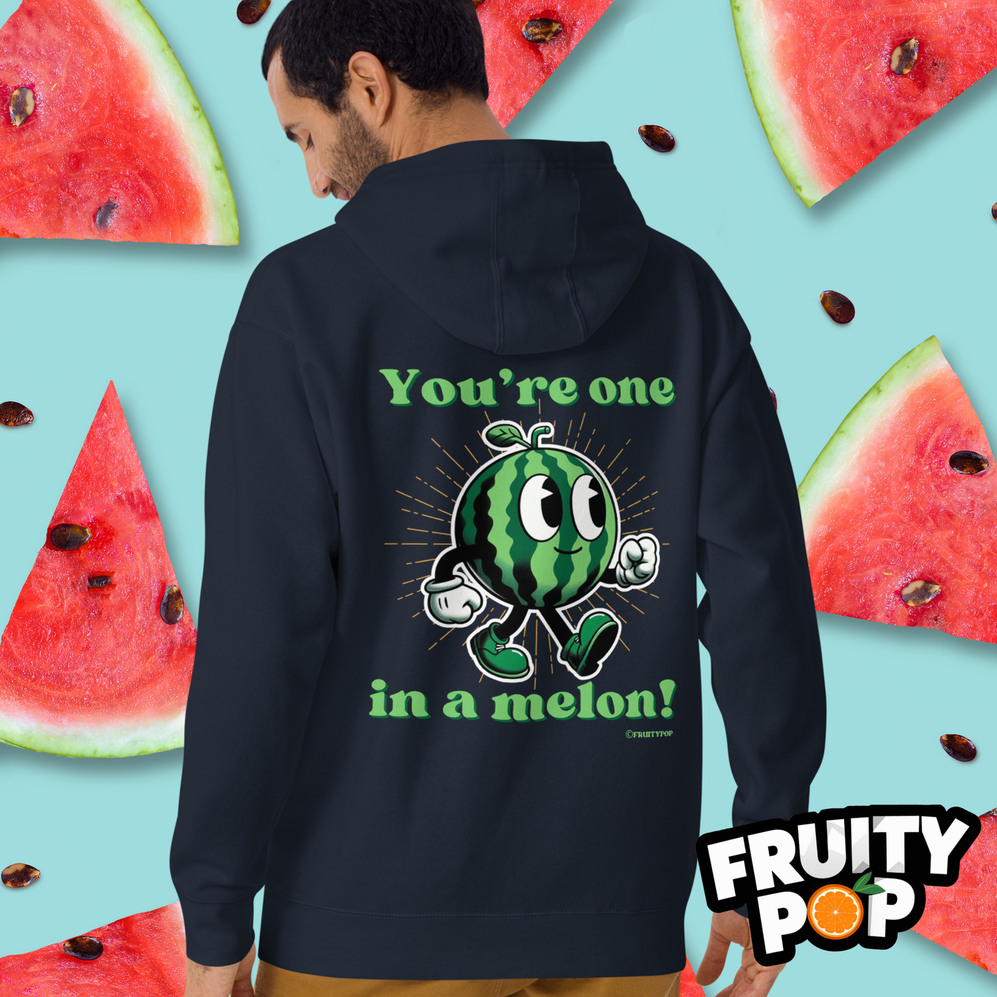 🍉 Melon Max- You're One In A Melon! Unisex Pullover Hoodie 🍉