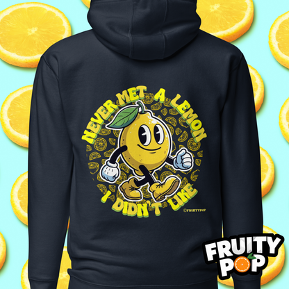 🍋 Lemon Lenny- Never Met A Lemon I Didn't Like Unisex Pullover Hoodie 🍋