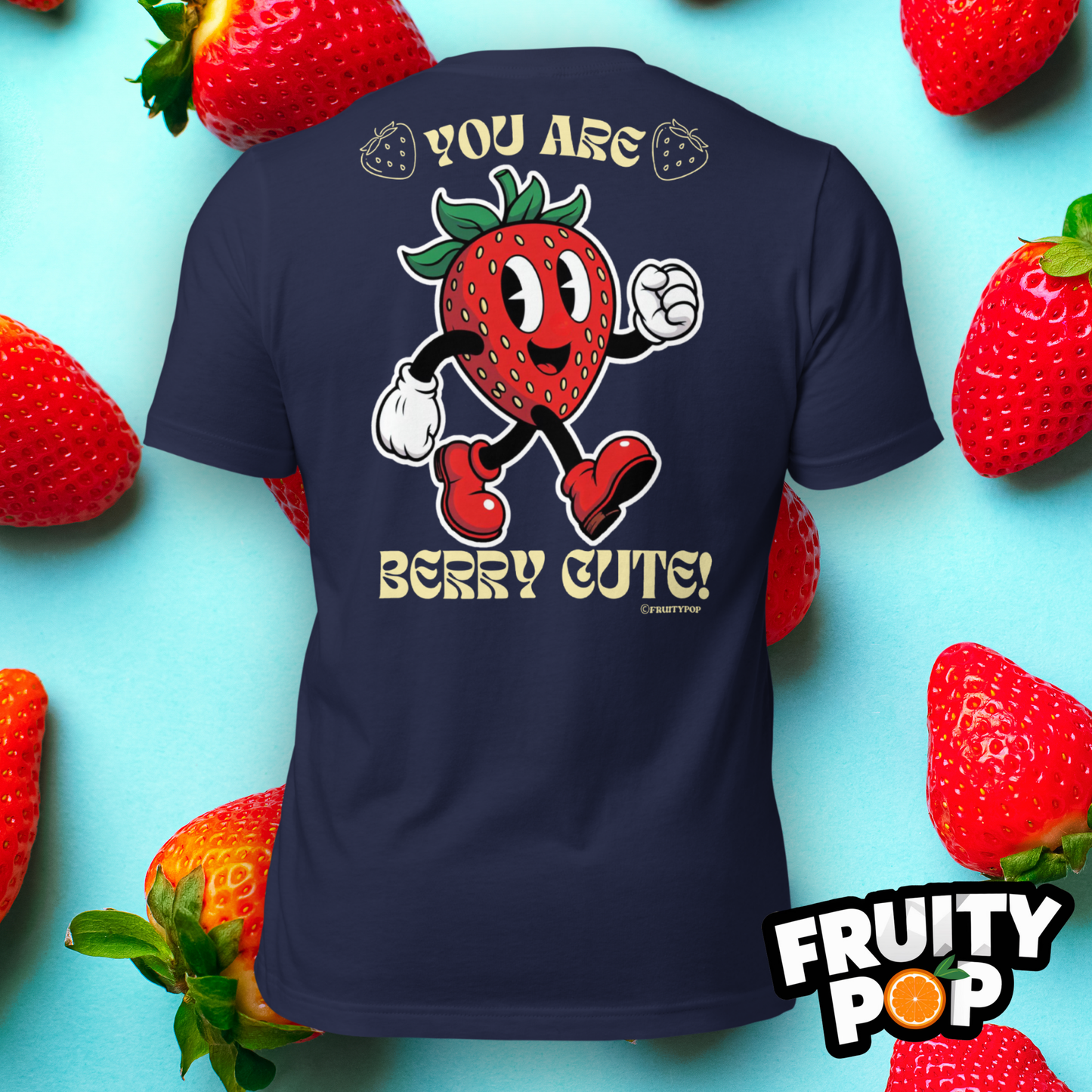 Embroidered Strawberry Stan- You Are Berry Cute!