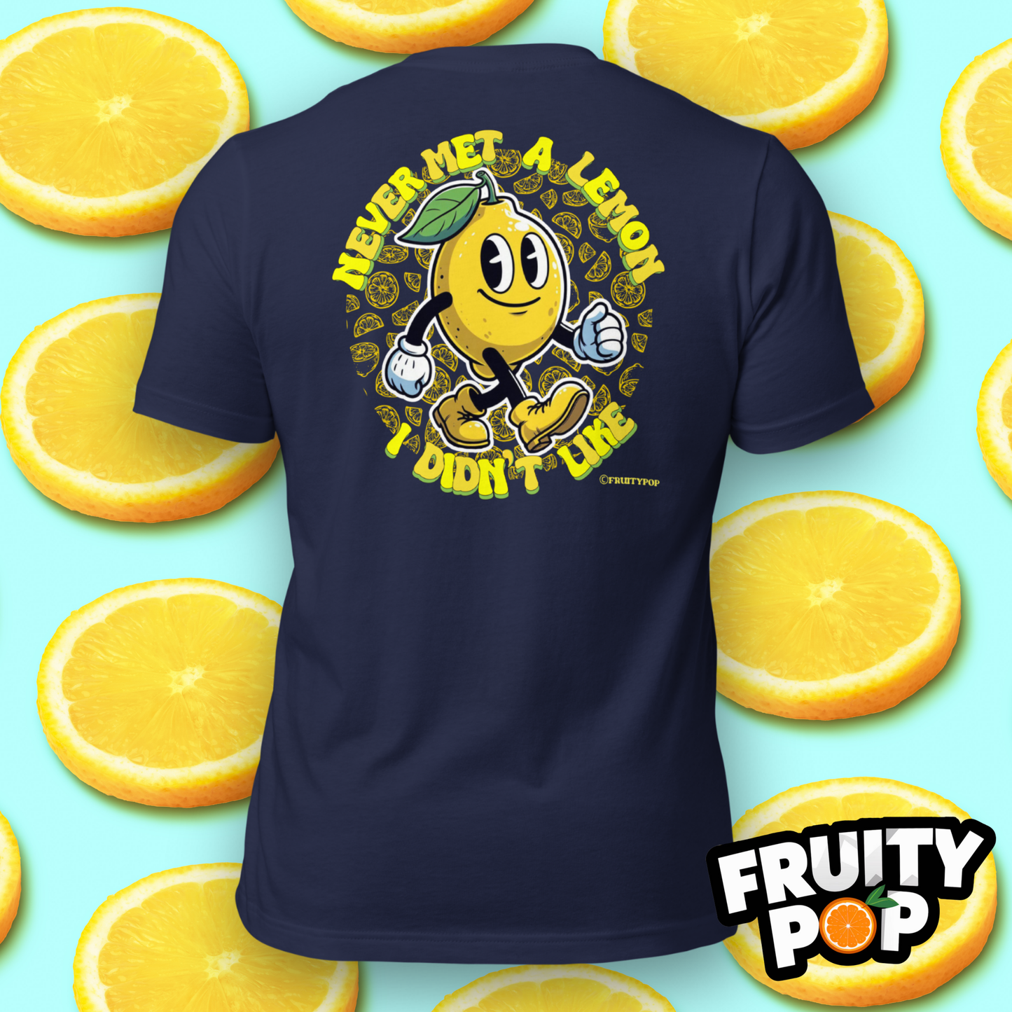 Embroidered Lemon Lenny- Never Met A Lemon I Didn't Like