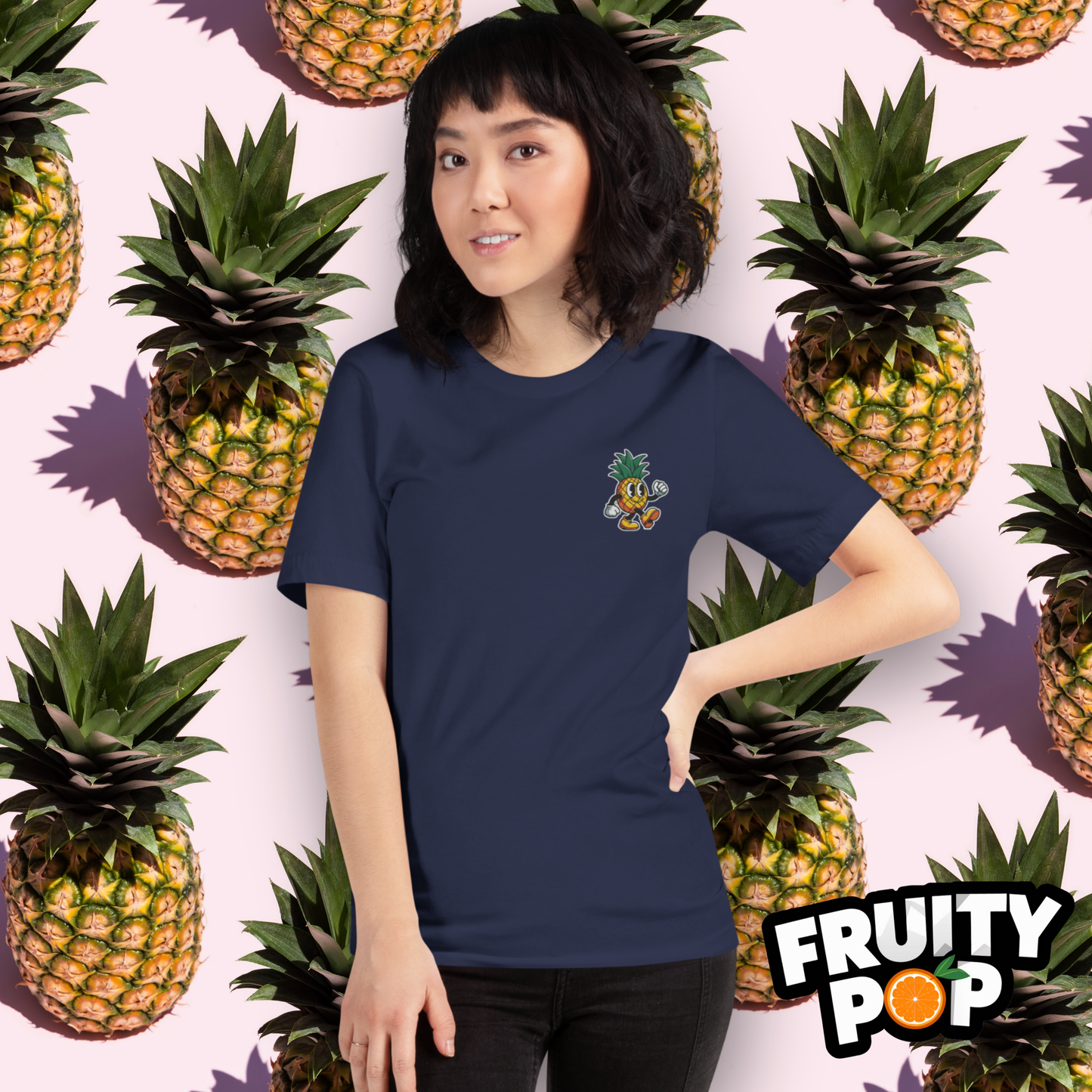 Embroidered Pineapple Perry- Plays Well With Others