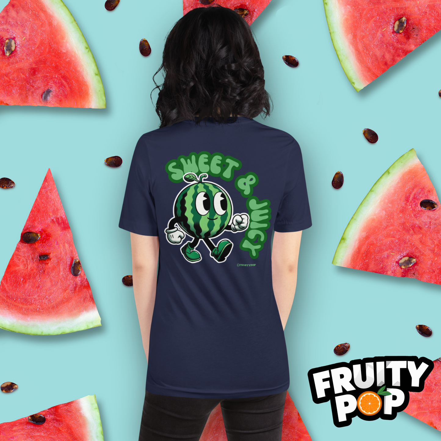 Embroidered Melon Max- Sweet N' Juicy