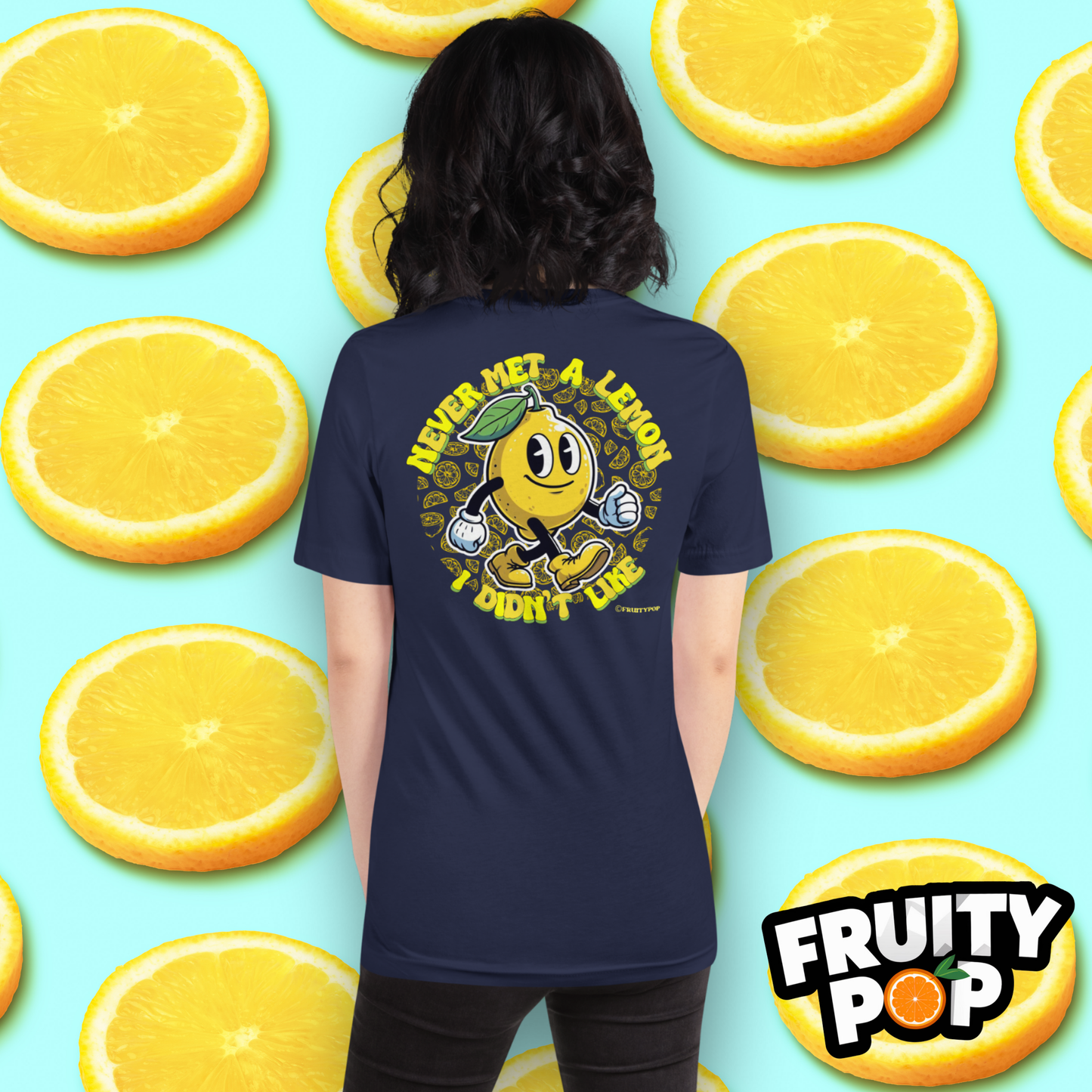 Embroidered Lemon Lenny- Never Met A Lemon I Didn't Like