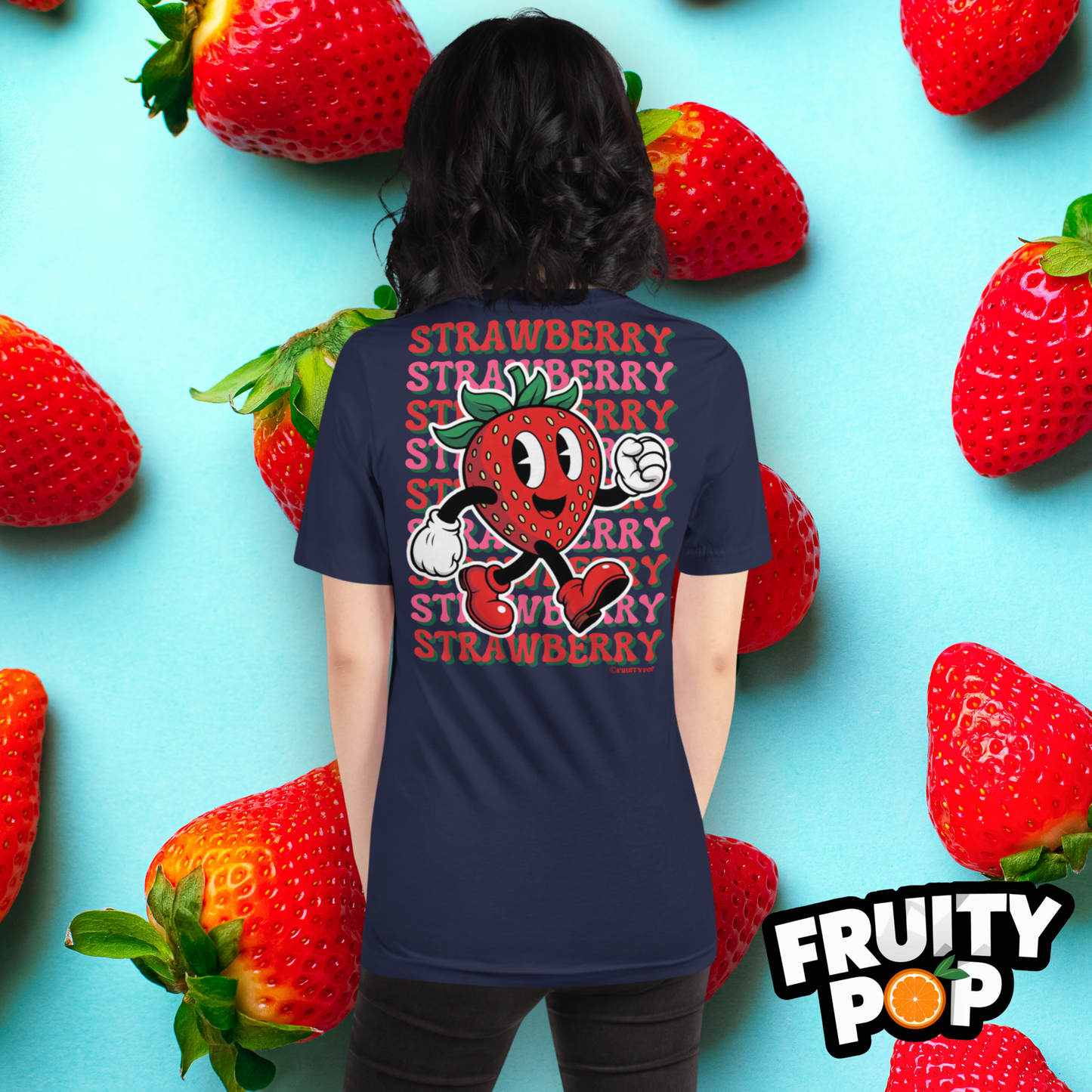 Embroidered Strawberry Stan- STRAWBERRY STRAWBERRY STRAWBERRY