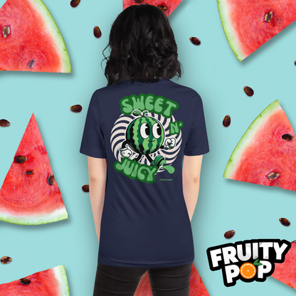 Embroidered Melon Max- Sweet N' Juicy Circle Illusion