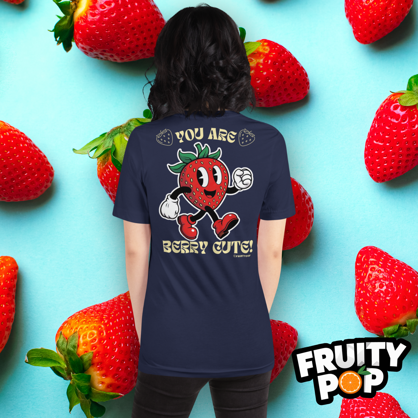 Embroidered Strawberry Stan- You Are Berry Cute!