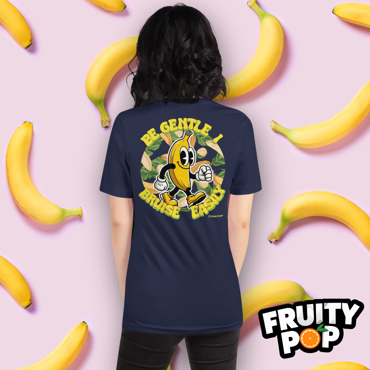 Embroidered Banana Billy- Be Gentle I Bruise Easily