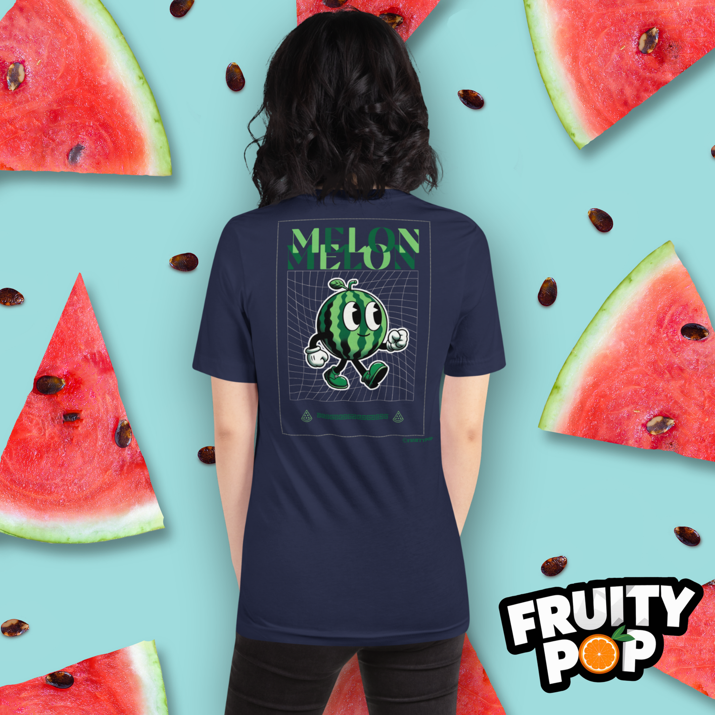 Embroidered Melon Max- Melon Melon Futuristic