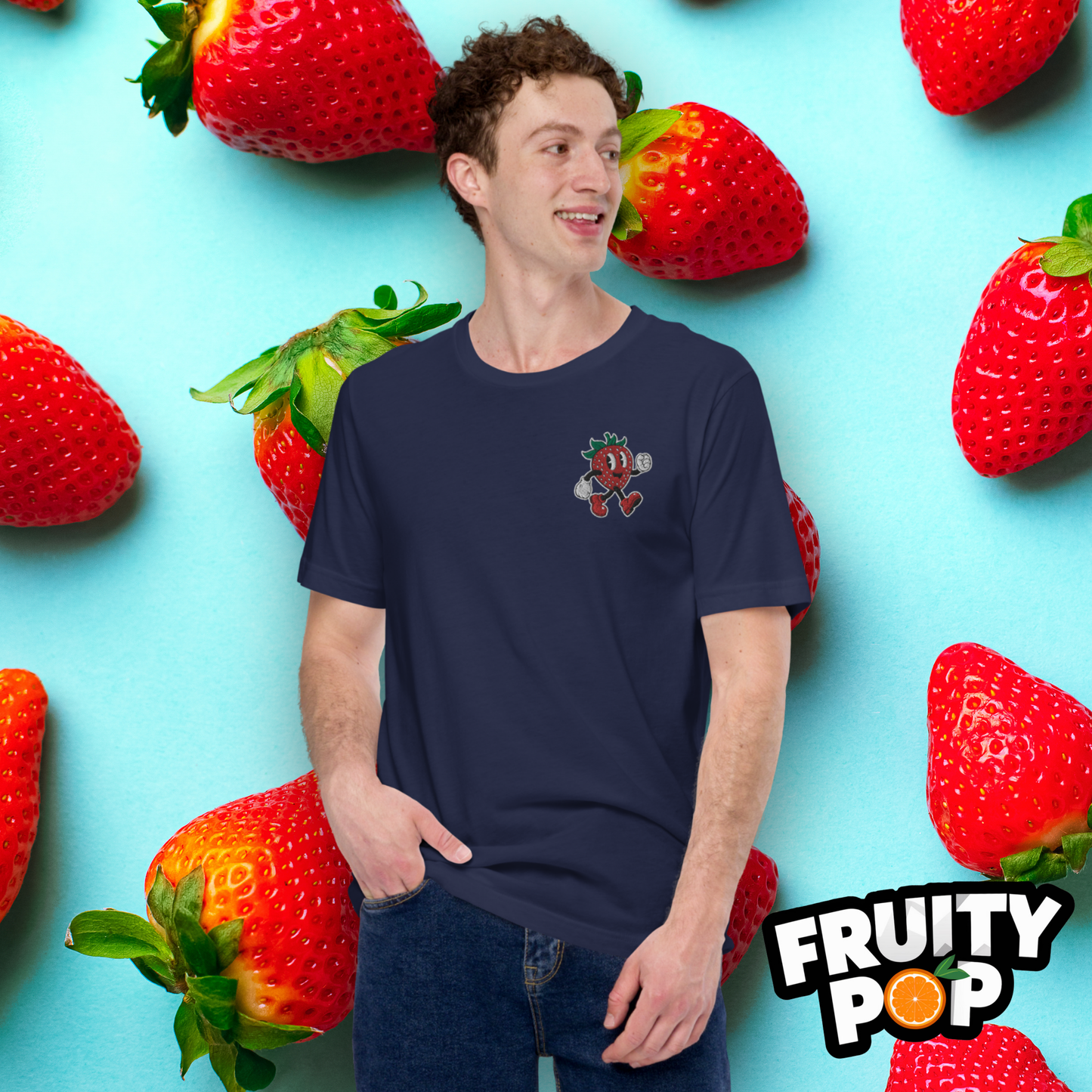 Embroidered Strawberry Stan- You Are Berry Cute!