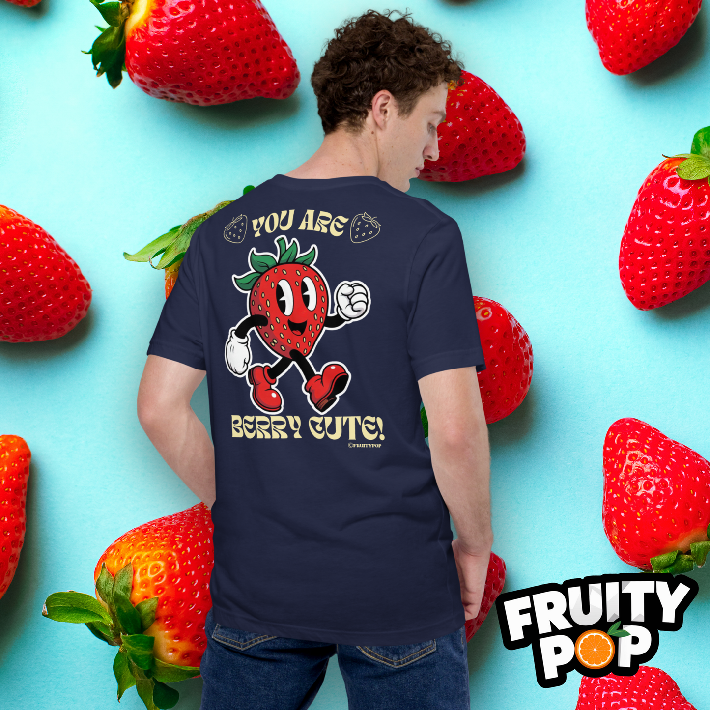 Embroidered Strawberry Stan- You Are Berry Cute!