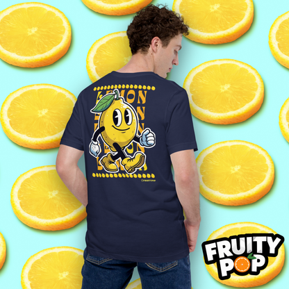Embroidered Lemon Lenny- LEMON LEMON LEMON