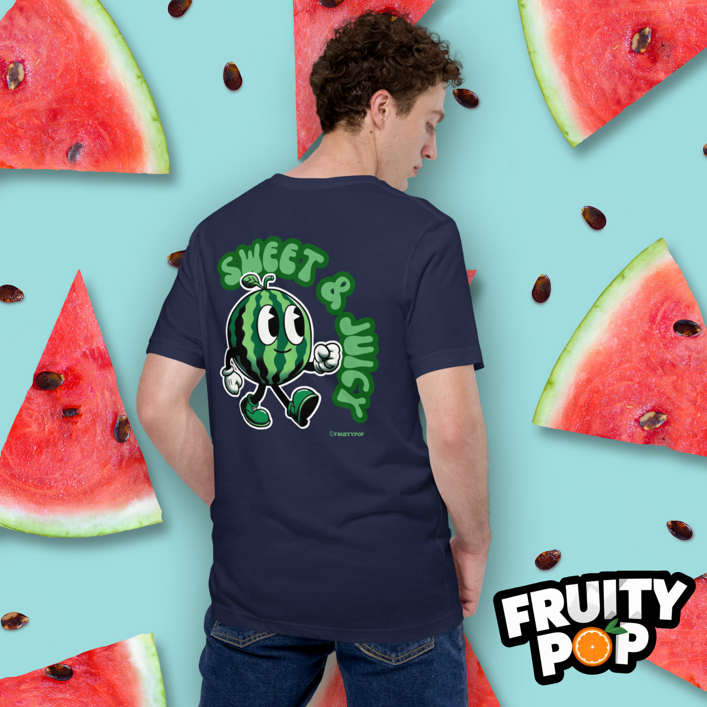 Embroidered Melon Max- Sweet N' Juicy