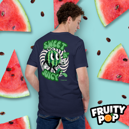 Embroidered Melon Max- Sweet N' Juicy Circle Illusion