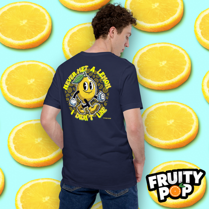 Embroidered Lemon Lenny- Never Met A Lemon I Didn't Like