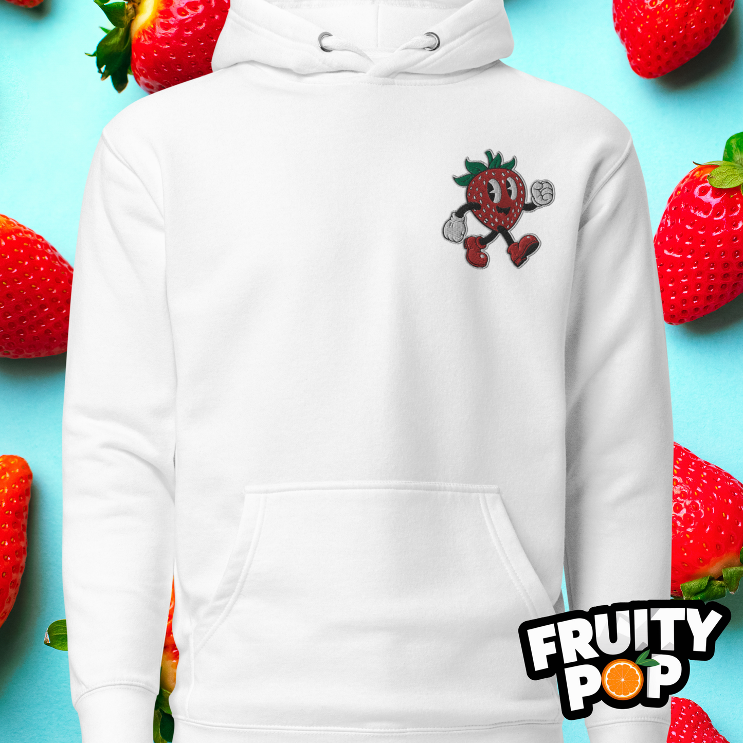 🍓 Strawberry Stan- STRAWBERRY STRAWBERRY STRAWBERRY Unisex Pullover Hoodie 🍓