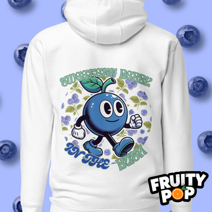 🍒💙 Blueberry Blake - Sweetest Berry In The Bush Unisex Pullover Hoodie 🍒💙