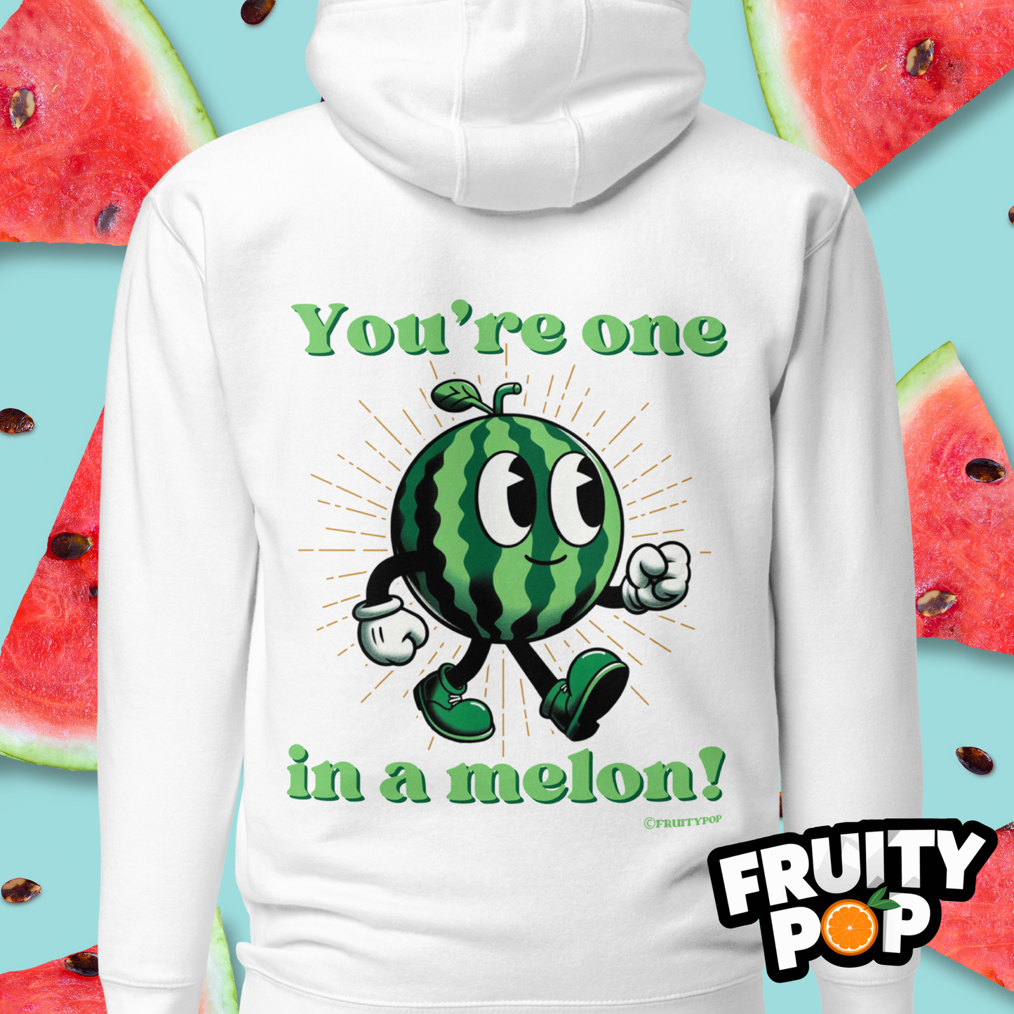 🍉 Melon Max- You're One In A Melon! Unisex Pullover Hoodie 🍉