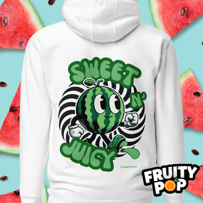 🍉Melon Max- Sweet N' Juicy Circle Illusion Light Unisex Pullover Hoodie 🍉
