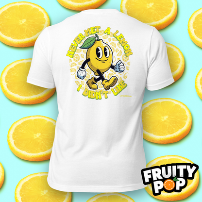 Embroidered Lemon Lenny- Never Met A Lemon I Didn't Like