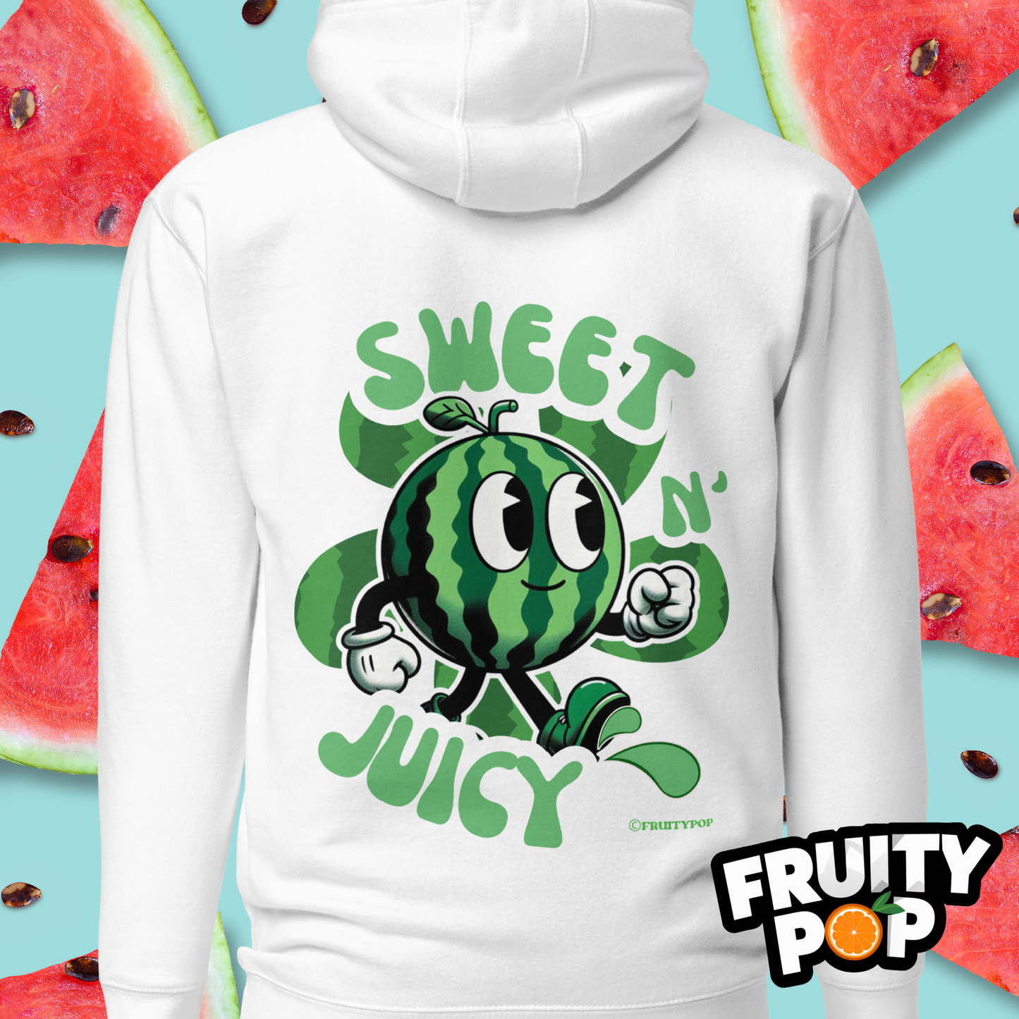 🍉 Melon Max- Sweet N' Juicy Melon Flower Unisex Pullover Hoodie 🍉