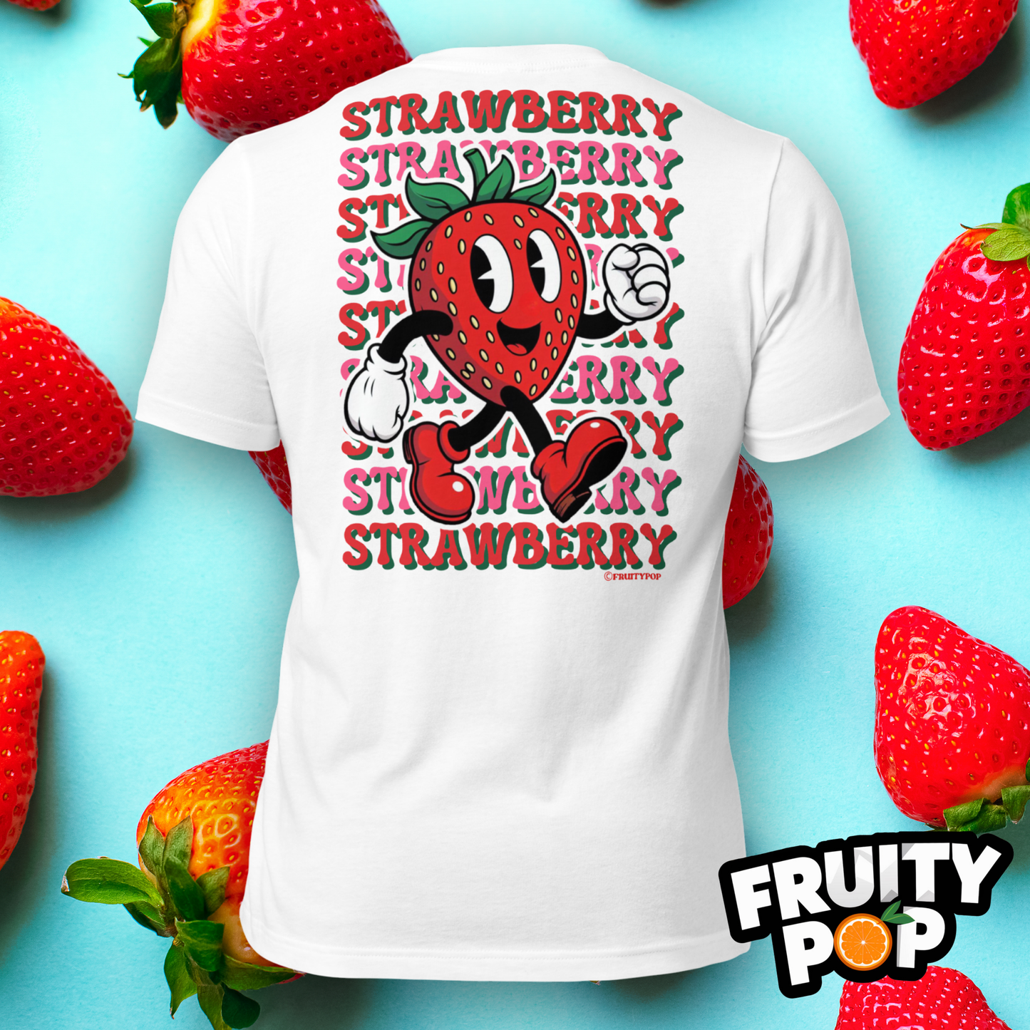 Embroidered Strawberry Stan- STRAWBERRY STRAWBERRY STRAWBERRY