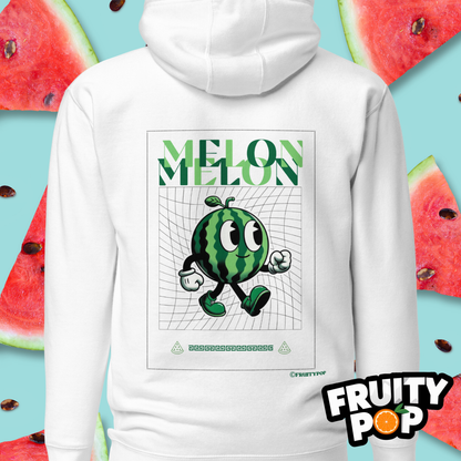 🍉 Melon Max- Melon Melon Futuristic Light Unisex Pullover Hoodie 🍉