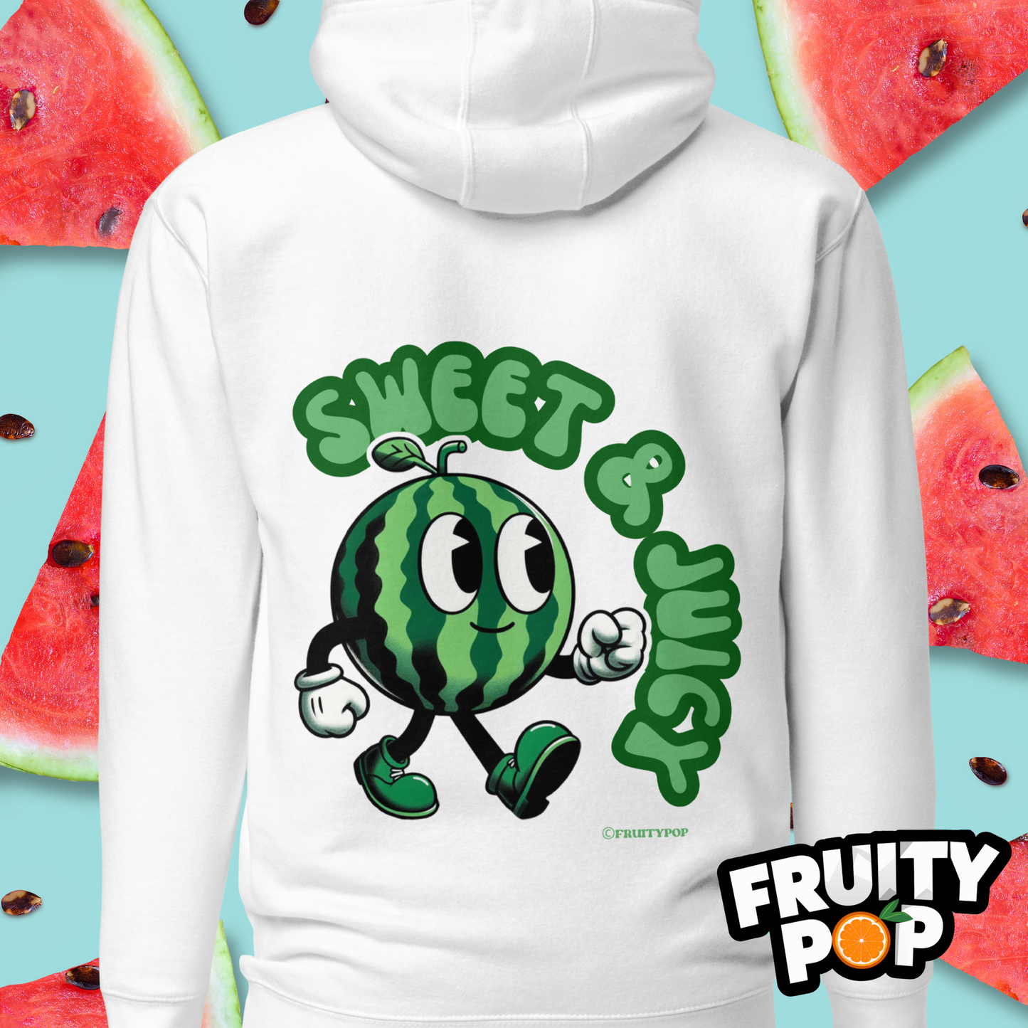 🍉 Melon Max- Sweet N' Juicy Unisex Pullover Hoodie 🍉