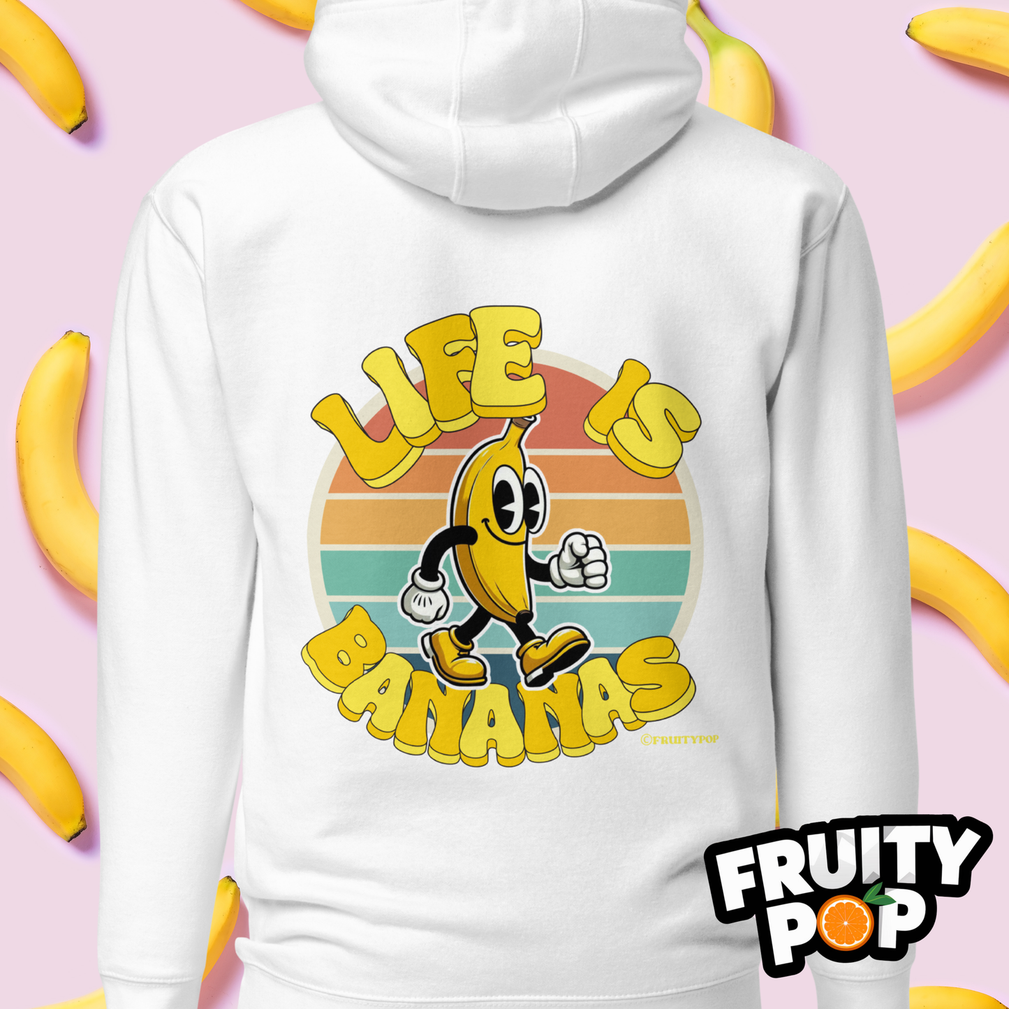 🍌 Banana Billy- Life Is Bananas Unisex Pullover Hoodie 🍌