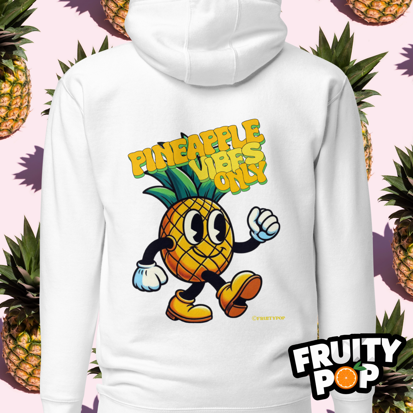 🍍 Pineapple Perry- Pineapple Vibes Only Unisex Pullover Hoodie 🍍