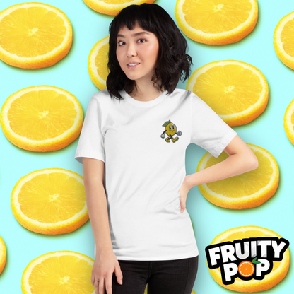 Embroidered Lemon Lenny- LEMON LEMON LEMON