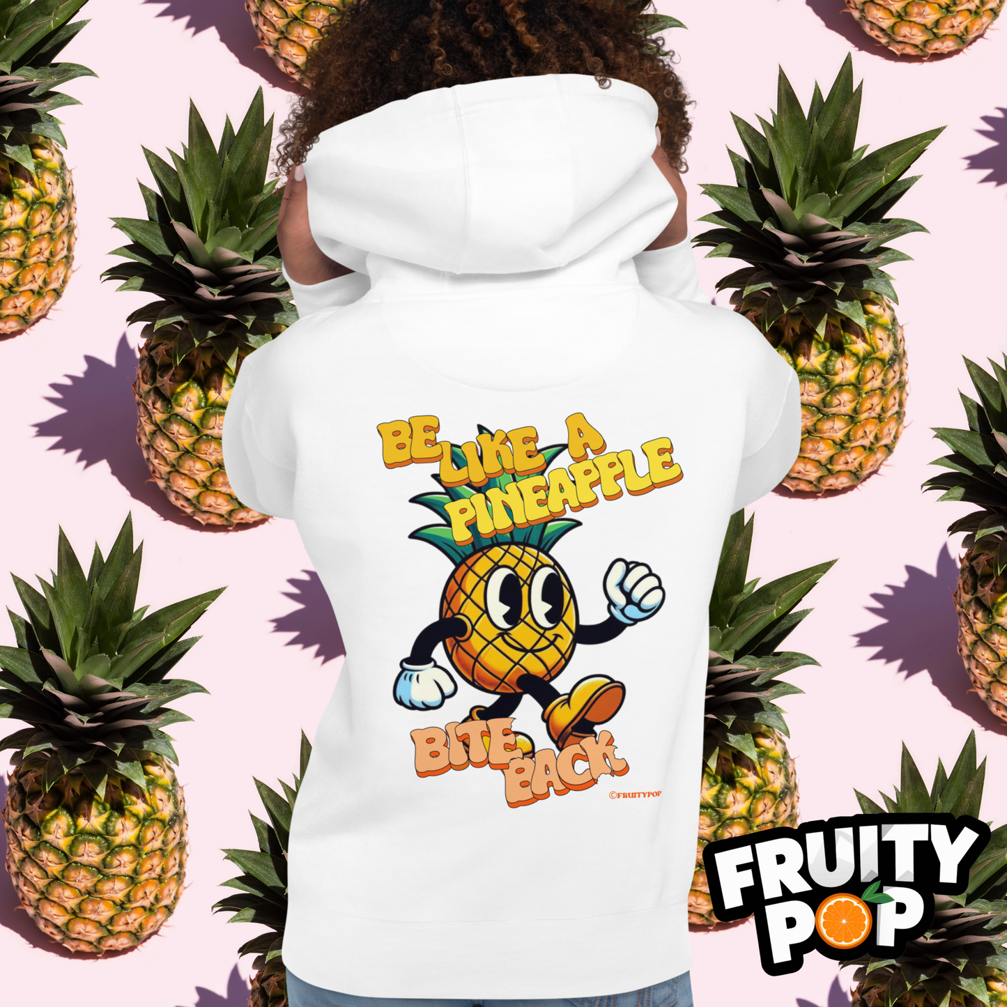 🍍 Pineapple Perry- Be Like A Pineapple Bite Back Unisex Pullover Hoodie 🍍