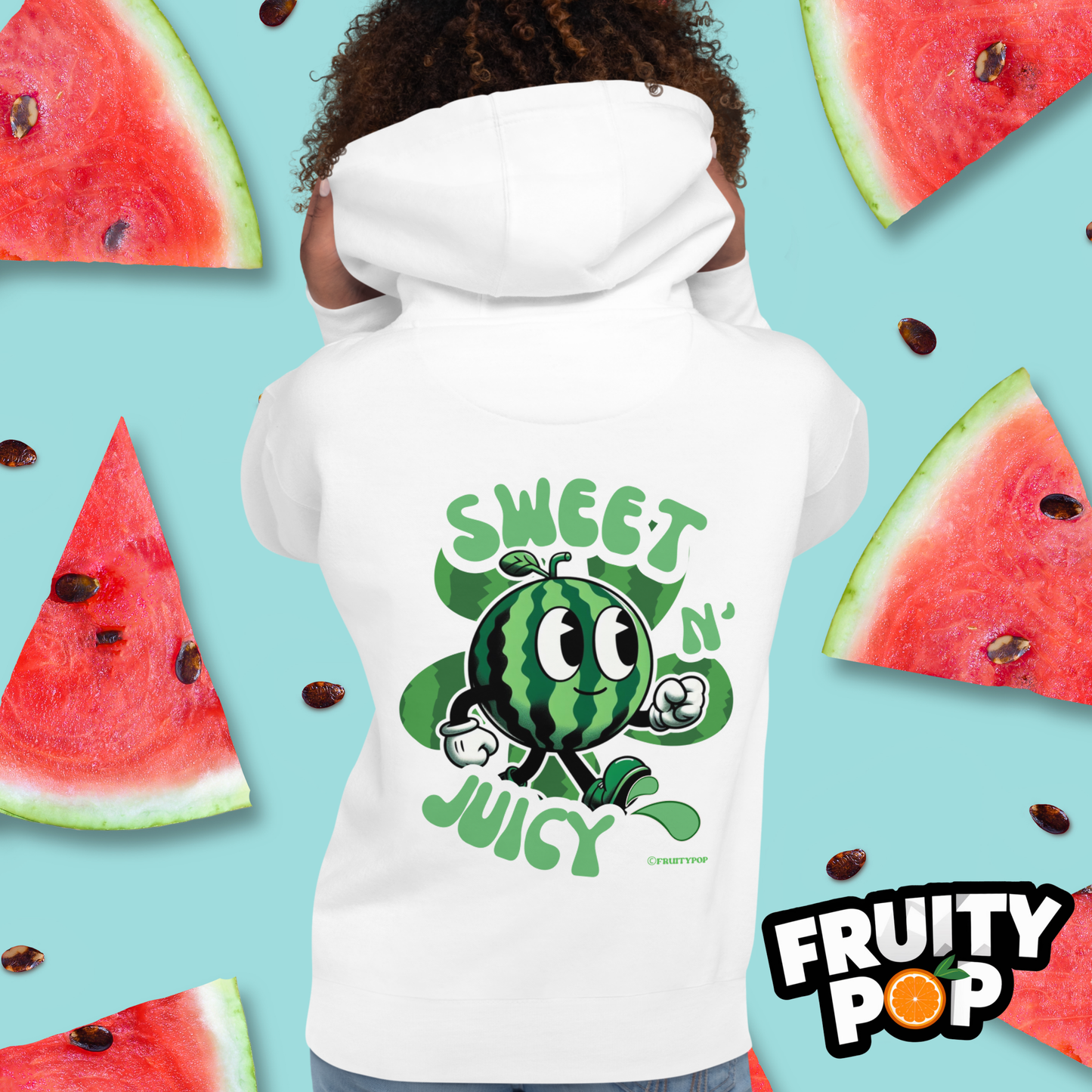 🍉 Melon Max- Sweet N' Juicy Melon Flower Unisex Pullover Hoodie 🍉