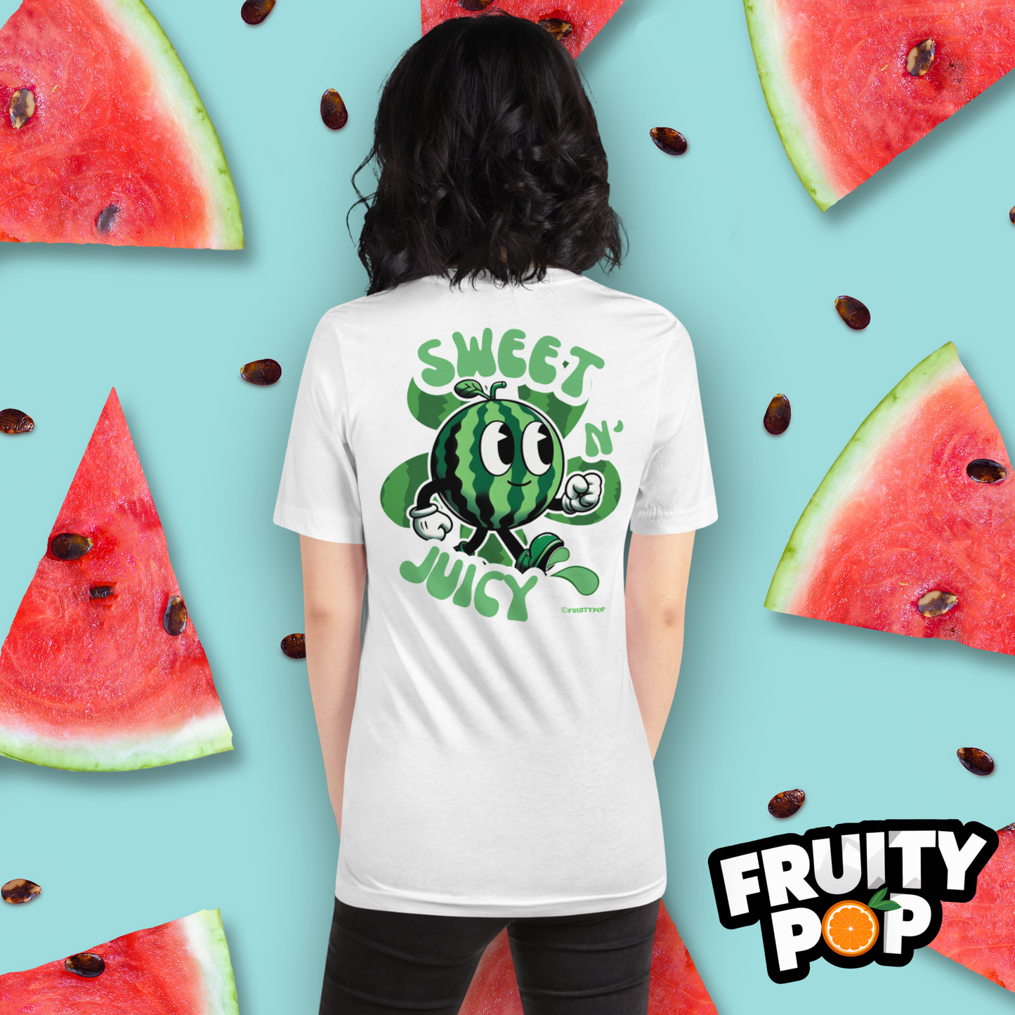 Embroidered Melon Max- Sweet N' Juicy Melon Flower