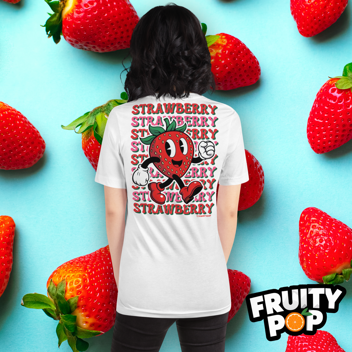 Embroidered Strawberry Stan- STRAWBERRY STRAWBERRY STRAWBERRY