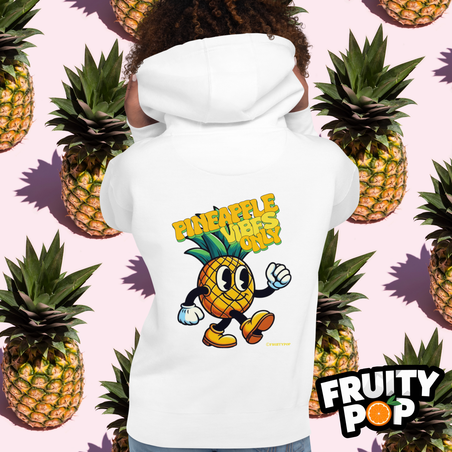 🍍 Pineapple Perry- Pineapple Vibes Only Unisex Pullover Hoodie 🍍