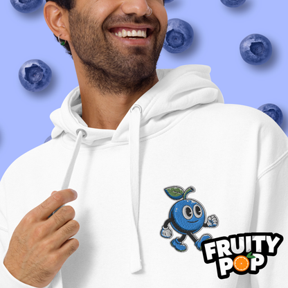 🍒💙 Blueberry Blake - Sweetest Berry In The Bush Wreath Unisex Pullover Hoodie 🍒💙