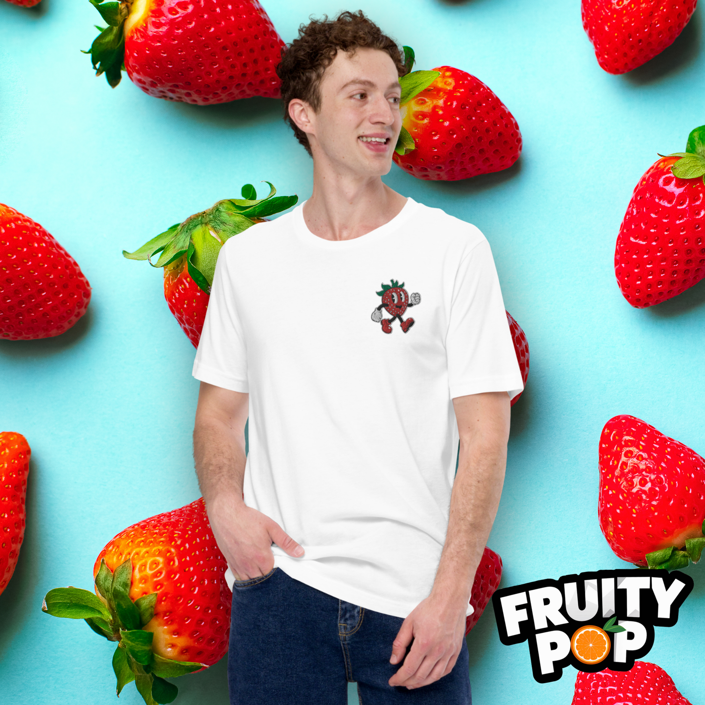 Embroidered Strawberry Stan- STRAWBERRY STRAWBERRY STRAWBERRY